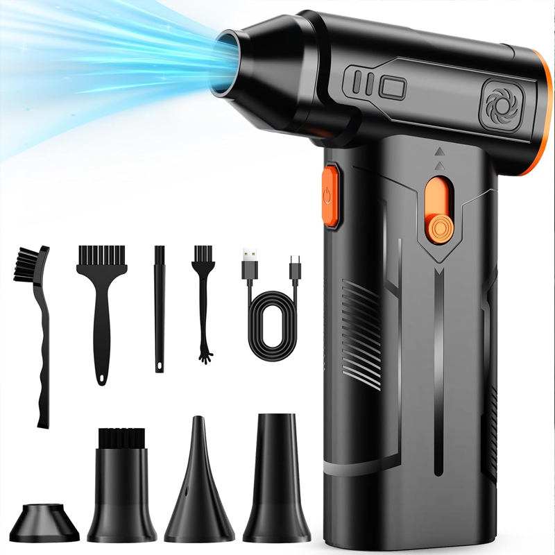 Rechargeable Air Duster with Attachments